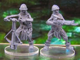 2pc Undead Skeletons Archers Crossbowmen Soldiers Mini Miniatures 3D Print