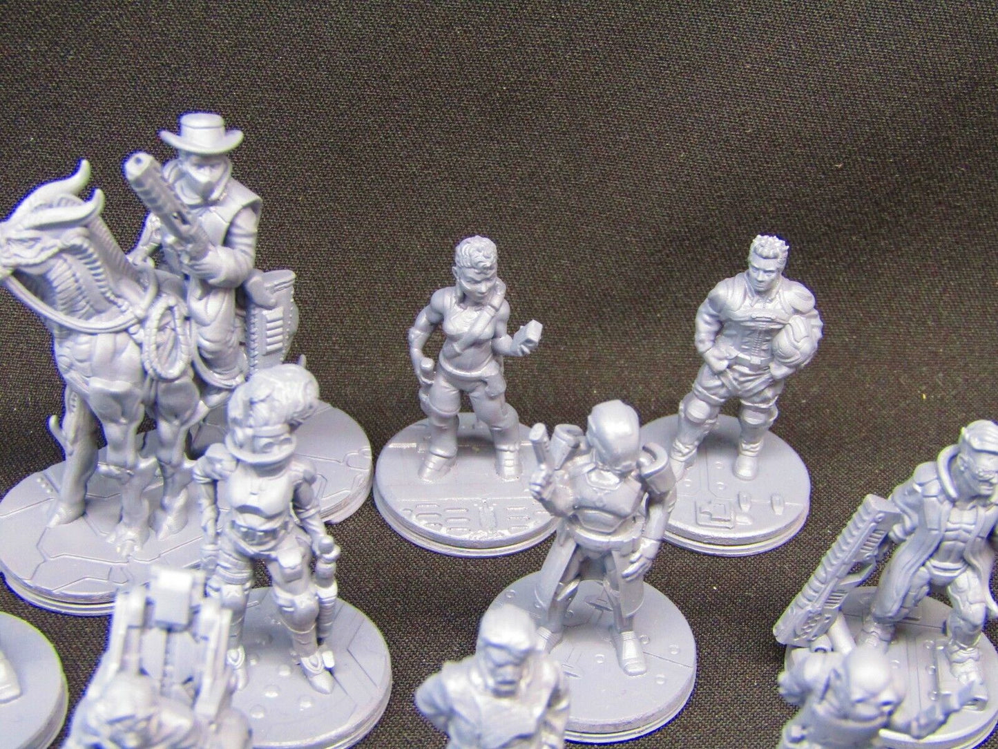 Sci Fi Mini Set 5 - 14pc Novus Landing Humans Mini Miniature 3D Printed Model