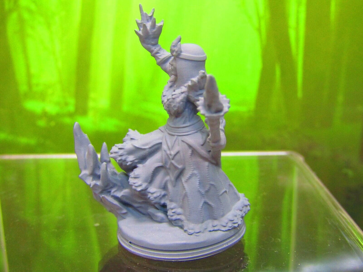 Good Witch Sorceress Female Wizard Enchantress Mini Miniature 3D Printed Model