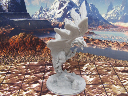 Flying Death Beast Alien Monster Encounter Mini Miniature Figure 3D Printed