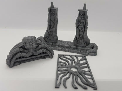 Eldritch Portal Gateway Scatter Terrain Scenery Model Dungeons & Dragons D&D