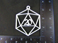 
              D20 20 Sided Die Dice Christmas Tree Ornament Holiday Decoration Gift
            