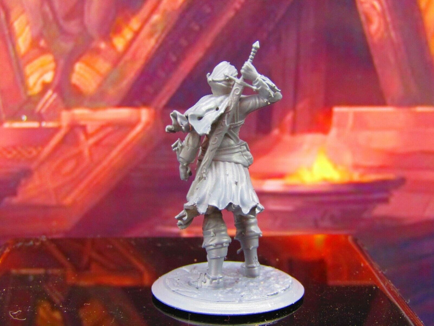 Elvish Ranger w/ Sword Mini Miniature Model Character Figure 28mm/32mm Scale RPG