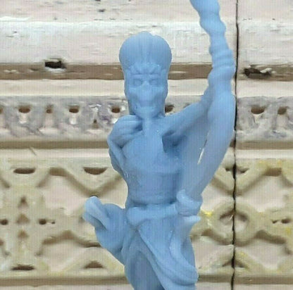 Egyptian Mummy Archer Zombie Mini Miniature 28/32mm Figure D&D 3D Printed Resin