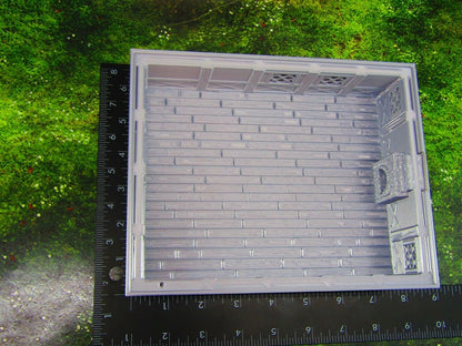 Large Manor Farm House Scatter Terrain Scenery 3D Printed Model 28/32mm Scale