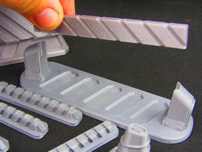 Roadblocks, Gate & Checkpoints Scenery Scatter Terrain 3D Printed Model 28/32mm