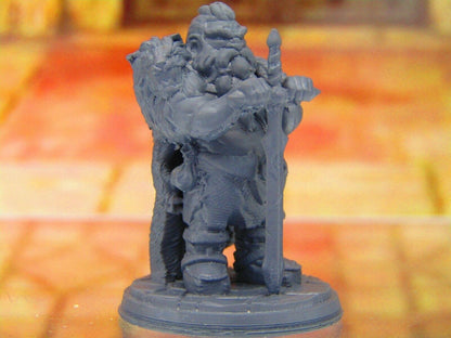 Lomli Longclaw Viking Dwarf Mini Miniature 3D Printed Model 28/32mm Scale DnD
