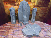 
              5 pc Small Church Monastery Cathedral Scatter Terrain Scenery Tabletop Gaming
            