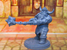 Doli The Smasher Berserker Dwarf Mini Miniatures 3D Printed Model 28/32mm Scale
