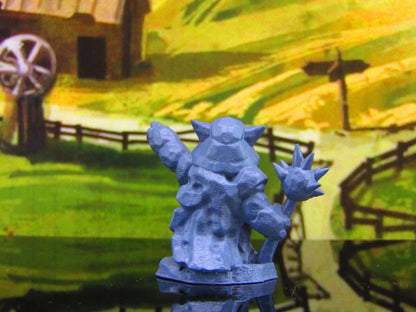 Clod Commander Earth Elemental Dirt Folk Mini Miniature Model Character Figure