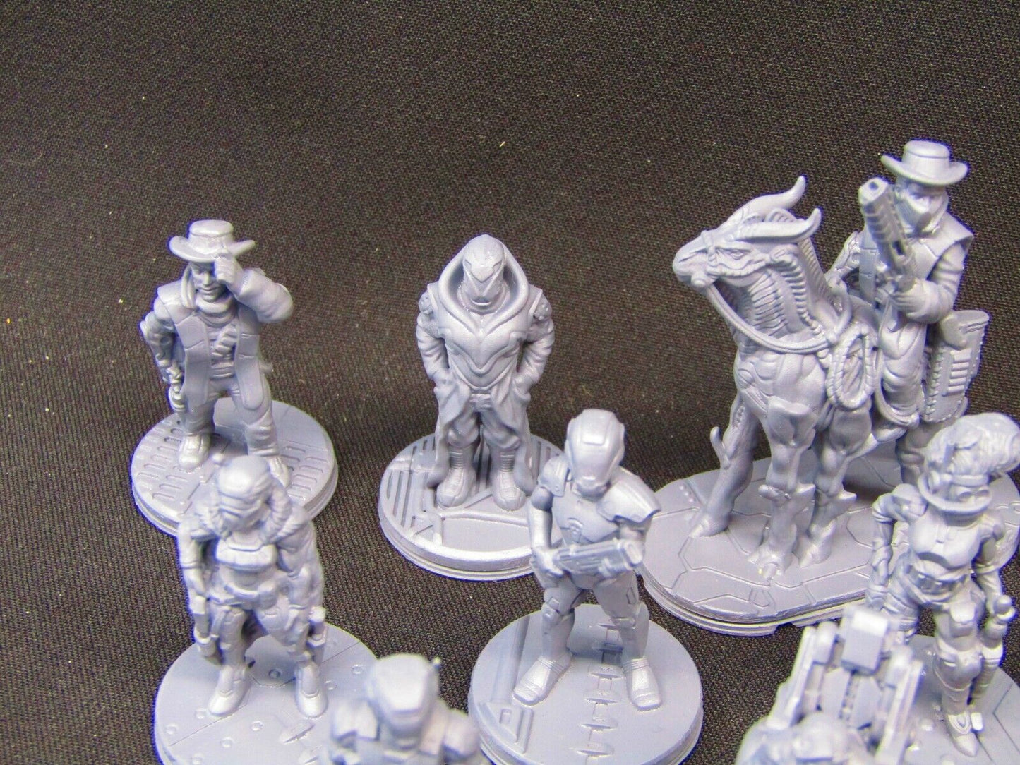 Sci Fi Mini Set 5 - 14pc Novus Landing Humans Mini Miniature 3D Printed Model