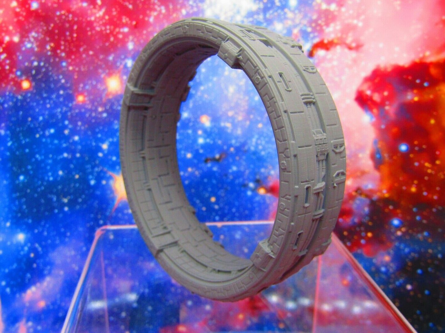 Large Ring Space Station Port City Military Space Base Starfinder Fleet