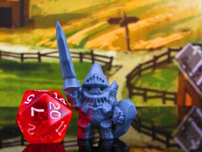 Clod Stalag Knight Earth Elemental Dirt Folk Mini Miniature Model Character