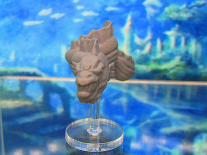 Large Underwater Eel Sea Animal With Rod & Stand Mini Miniature 3D Printed