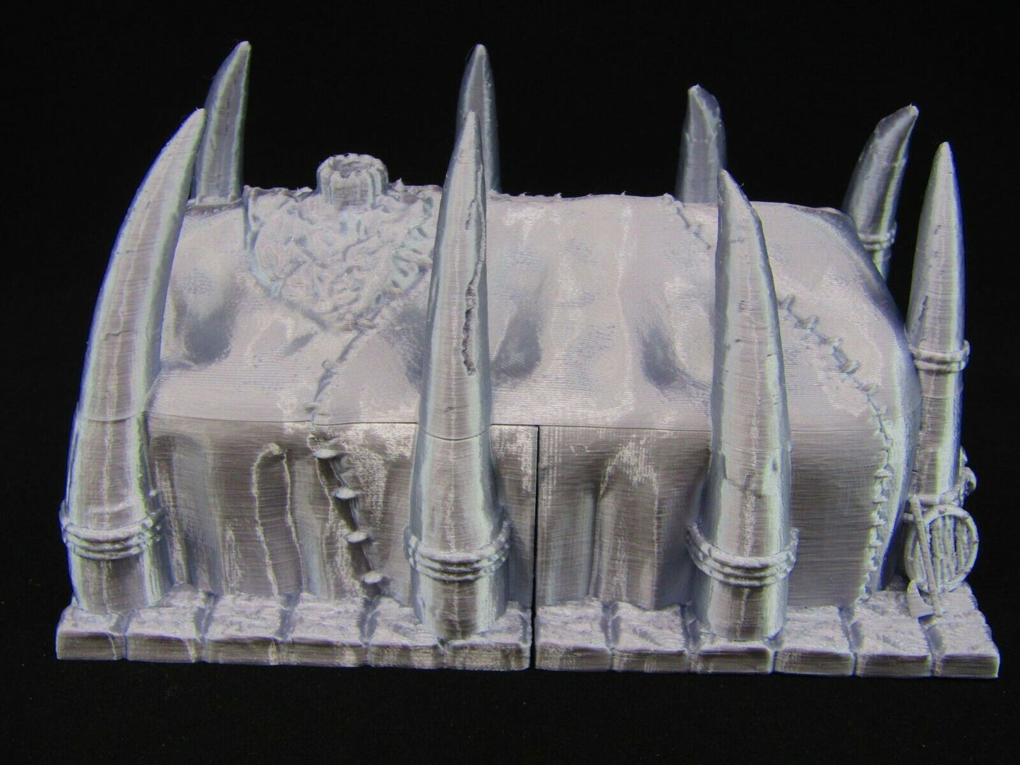 Large Barbarian Gathering Hall Tent Scatter Terrain Scenery 3D Printed Mini