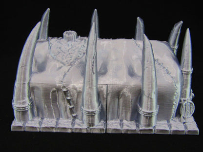 Large Barbarian Gathering Hall Tent Scatter Terrain Scenery 3D Printed Mini