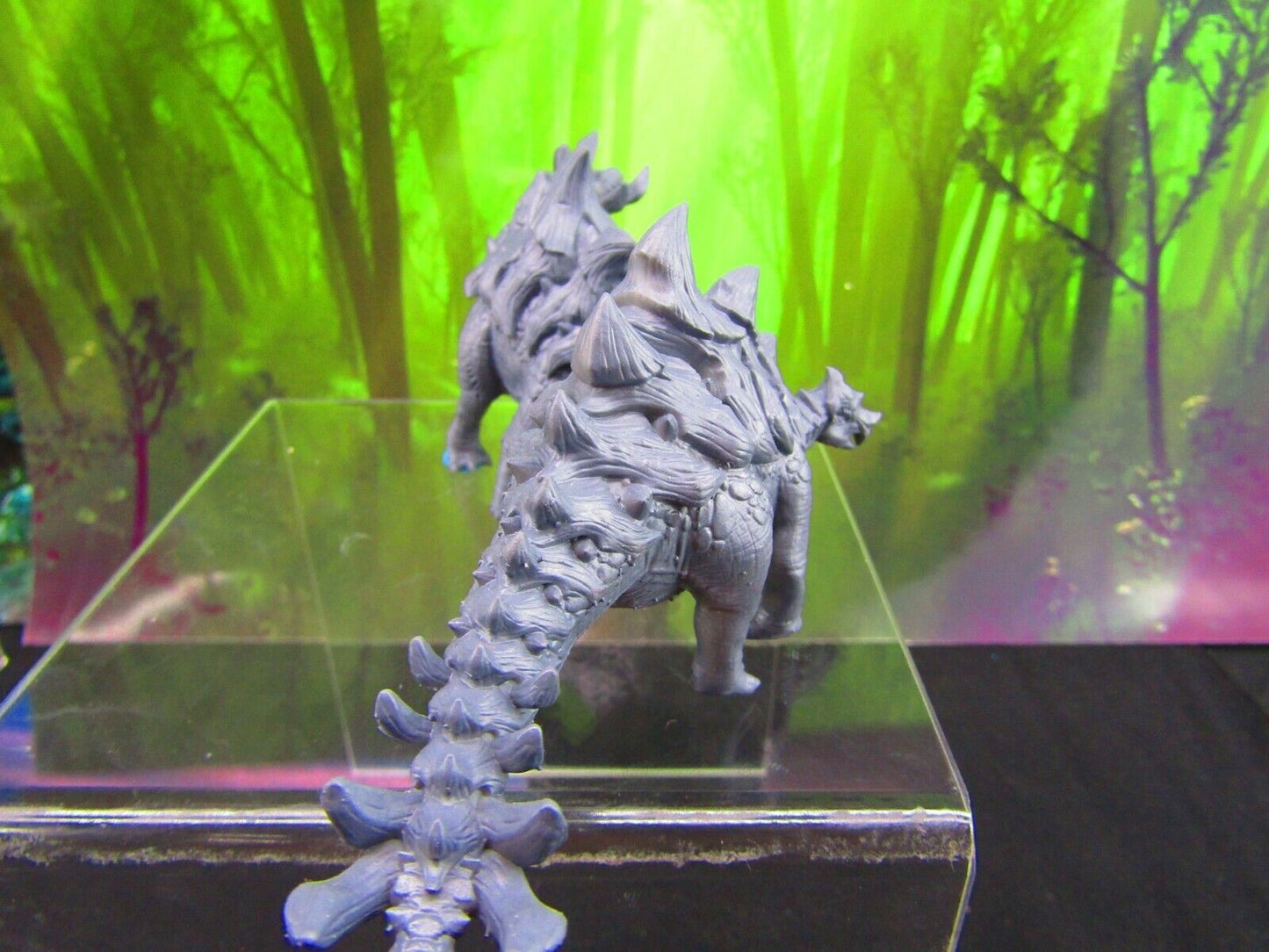 Gravespine Stegosauras Dinsosaur Pair Mini Miniature Figure 3D Printed Model