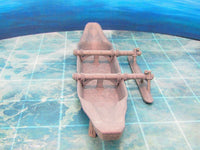 
              Canoe with Outrigger Boat Ship Scatter Terrain Scenery 3D Printed Model 28/32mm
            