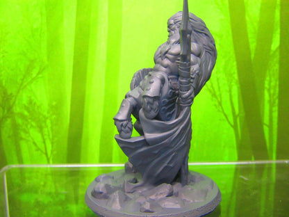 Centaur Fighter Warrior Soldier w/ Spear Mini Miniature Figure 3D Printed Model