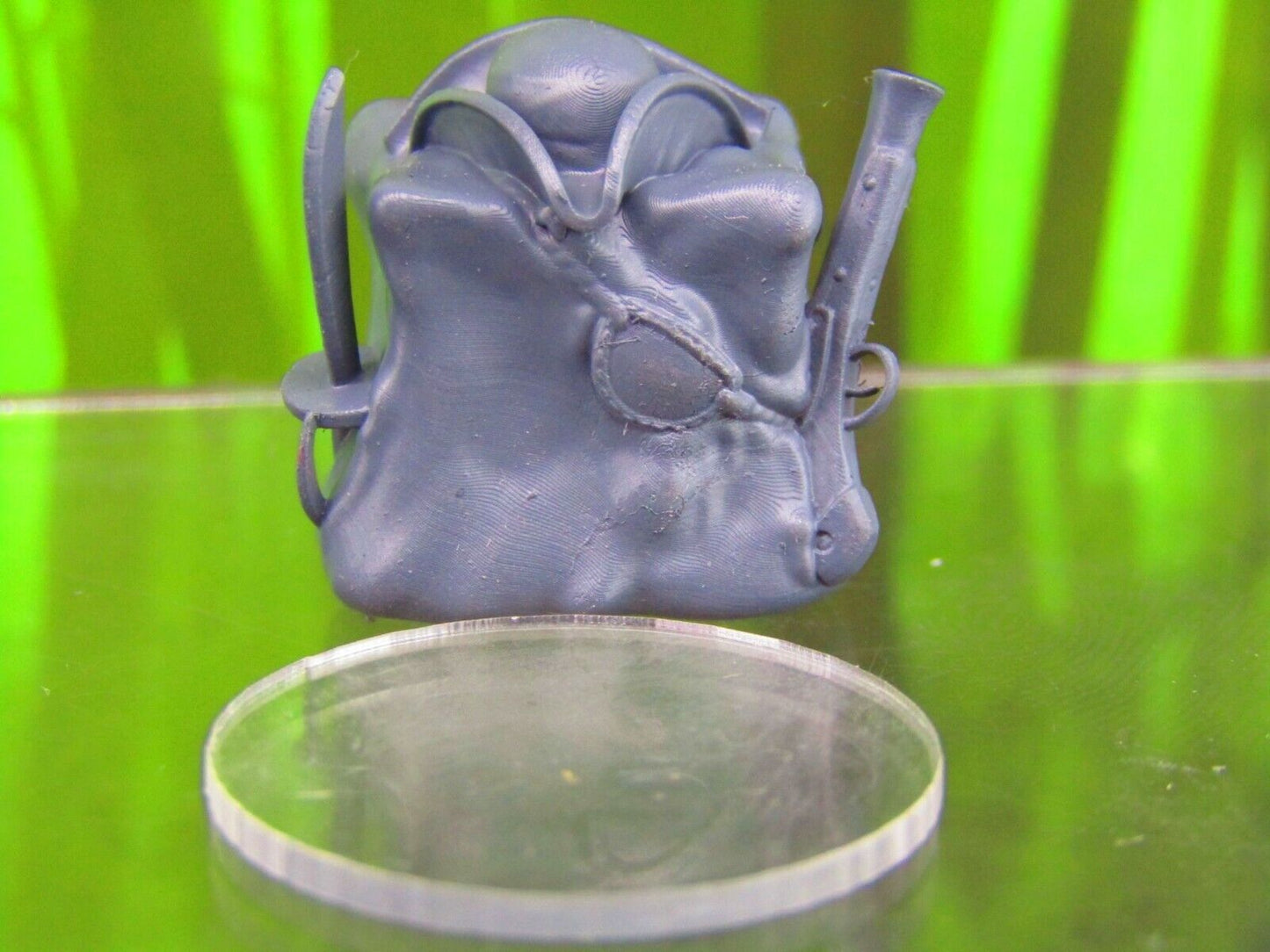 Mini Gelatinous Pirate Cube Jelly Monster Mini Miniature Figure 3D Printed Model
