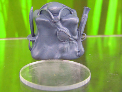 Mini Gelatinous Pirate Cube Jelly Monster Mini Miniature Figure 3D Printed Model