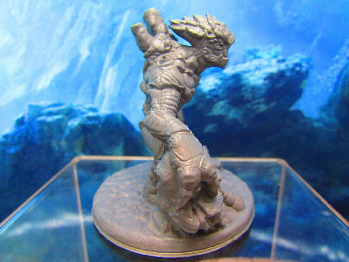 Coral Golem Undersea Monster Creature Mini Miniature Figure 3D Printed Model
