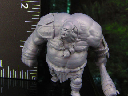 Large Ogre Mauler Monster W/ Club Mini Miniature Model Character Figure