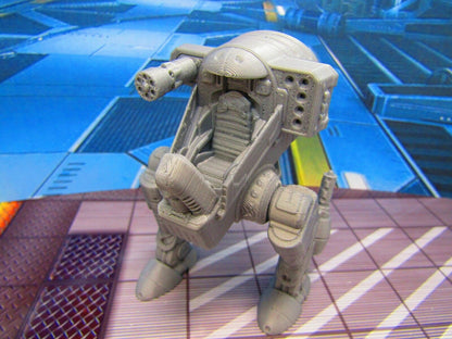 Battle Mech Small Attack Walker Miniature Mini Scatter Terrain Scenery