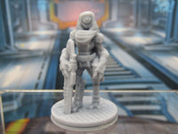 
              Assassin Droid Sniper Robot Mini Miniature 3D Printed Figure Model
            