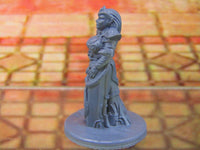 
              Dark Elf Cleric Female w/ Snake Whip Mini Miniature Figure 3D Printed Model
            