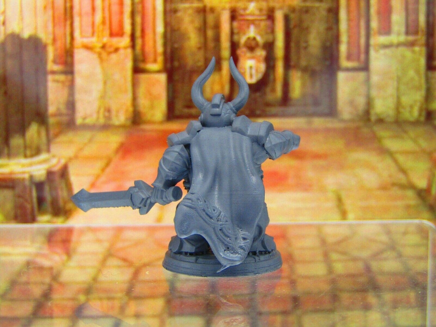 Luther the Dwarven King Fierce Leader Dwarf Mini Miniature 3D Printed Model DnD