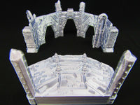 
              Bleachers & Ampitheatre Set Scatter Terrain Scenery 3D Printed Mini Miniature
            