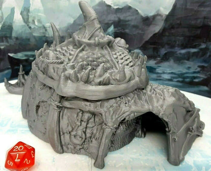 Fisherman's Tribal Hut Scenery Terrain Miniature Model Dungeons & Dragons D&D