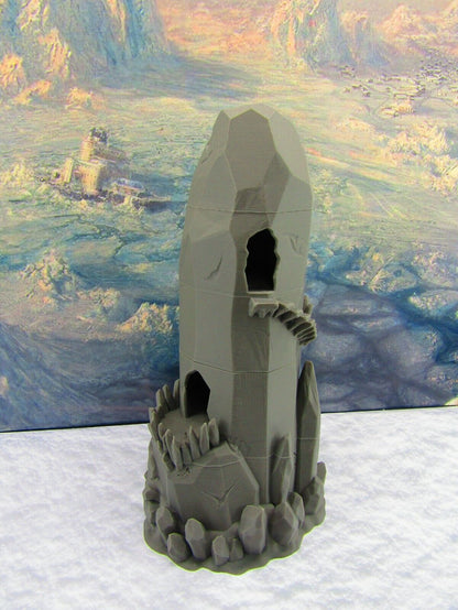 5 Piece 4 Floor Ice Crystal Shard Wizard Tower Openforge Scatter Terrain Scenery