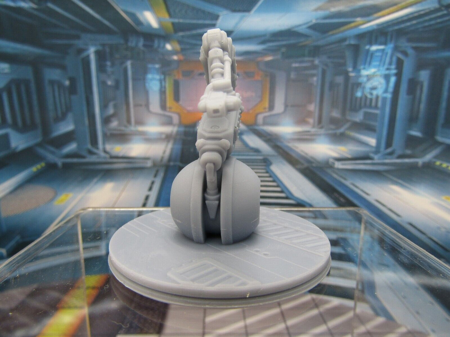 War Modded Factory Droid Battle Robot Mini Miniature 3D Printed Figure Model