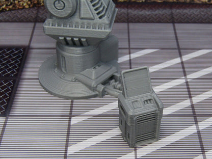 Com Tower Radio Beacon Post Scatter Terrain Scenery Miniature 3D Printed Model