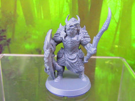 Orc Warparty Leader Mini Miniatures 3D Printed Resin Model Figure 28/32mm Scale