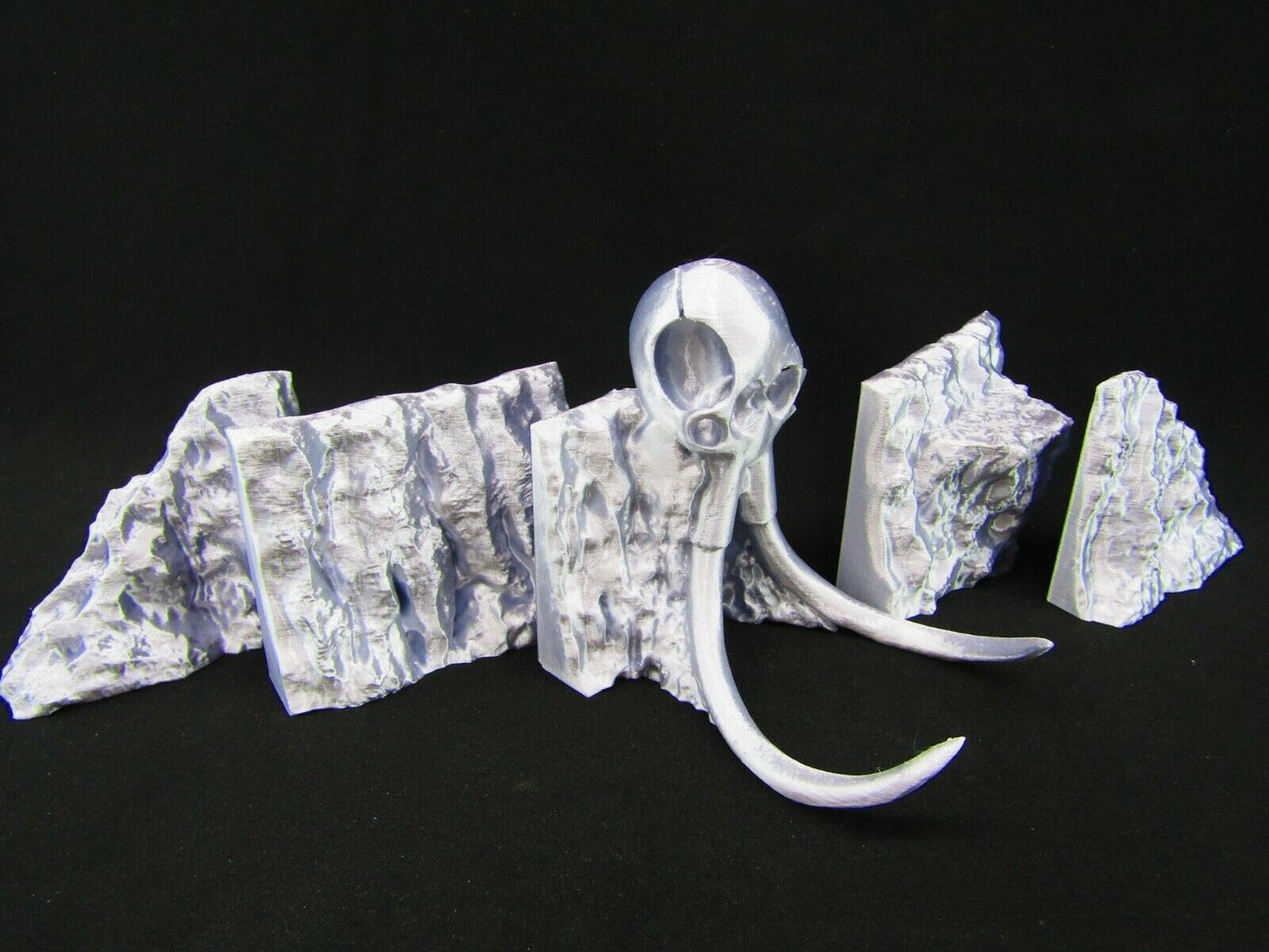 Mammoth Entryway Cliffs 5pc Modular Set Scatter Terrain Scenery 3D Printed Mini