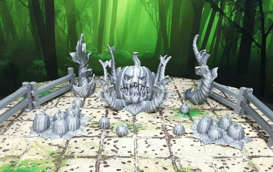 14 Piece Patchmaster Pumpkin Patch Monster Encounter Dungeons & Dragons 28mm