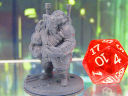Alien Weapons Arms Gun Dealer Trader Mini Miniature Figure 3D Print Sci Fi