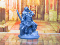 
              Human Bandit Rogue Mercenary W/ Cape Mini Miniature Figure 3D Printed Model
            