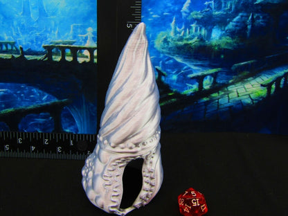 Sea Shell House Scatter Terrain Scenery 3D Printed Mini Miniature Model 28/32mm