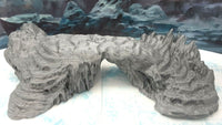 
              Snowy Mountain Icy Bridge Pass Scatter Terrain Scenery 28mm Dungeons & Dragons
            