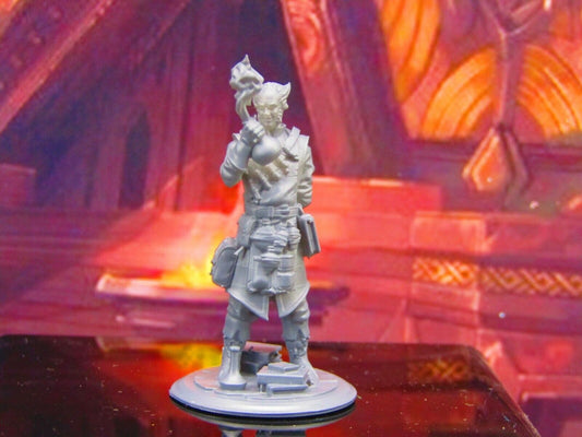 Male Alchemist Alchemy Mad Scientist Mini Miniature Model Character Figure