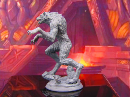 Tall & Lanky Werewolf Monster Mini Miniature Model Character Figure 28mm/32mm