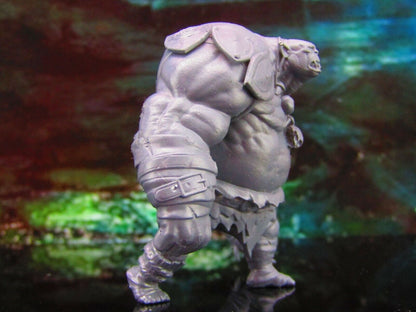 Large Ogre Mauler Monster W/ Club Mini Miniature Model Character Figure