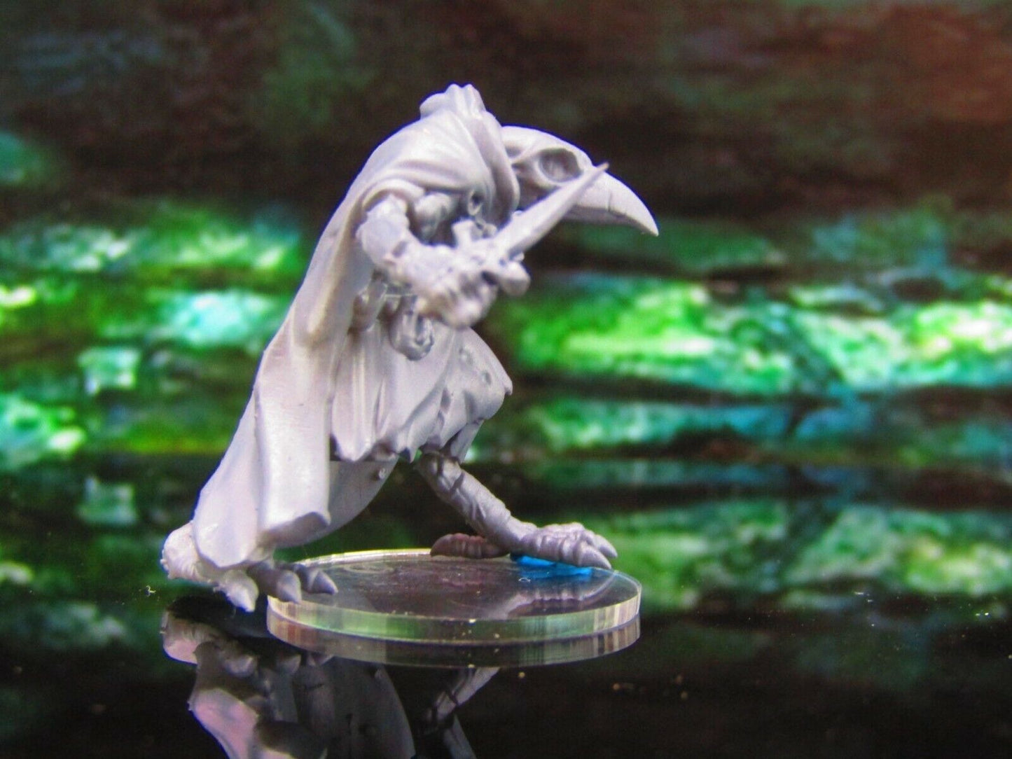 Corvian Skeletal Raven Crow Birdman Daggers A Mini Miniature Model Character