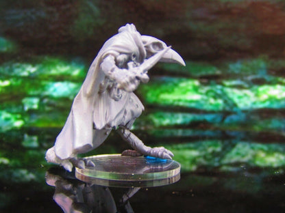 Corvian Skeletal Raven Crow Birdman Daggers A Mini Miniature Model Character