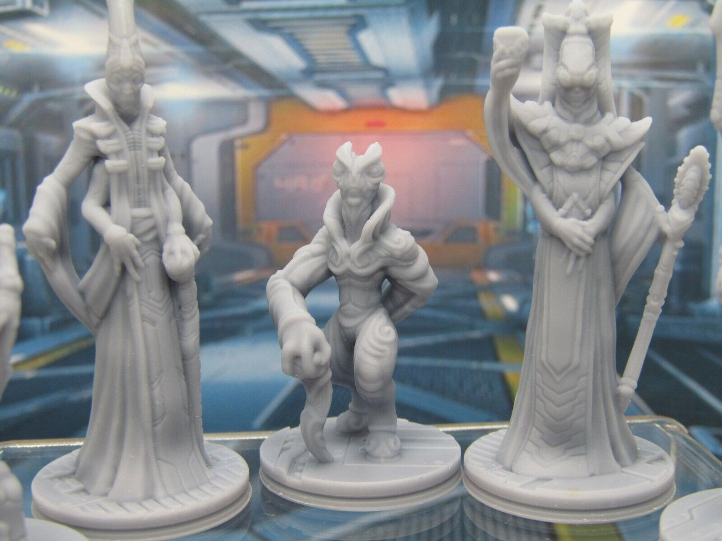Galactic Council Members Mini Miniature Scatter Terrain Scenery 3D Printed Model