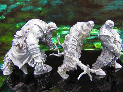 3pc Giant Zombie Grave Brute Monster Set Mini Miniature Model Character Figure